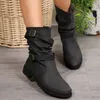 Damen stiefel Herbst Winters tiefel Damenschuhe Marke Damen Ankle Heels Schuhe Damen Wildleder Lederstiefel