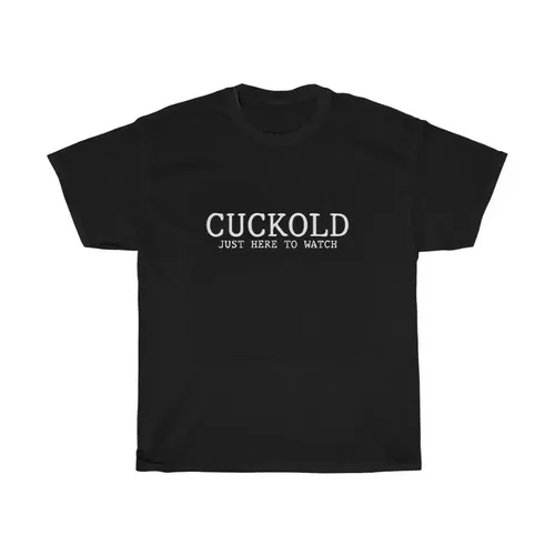 BDSM Cuckold Fetisch Slave Hotwife Unisex Erwachsene T-Shirt Unisex schwere Baumwolle