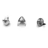 12*7*7mm Silber Eisens chnalle dekorative Leder niete für Kleider taschen Schuhe Western Metall konische Knöpfe Gothic Punk Nagel