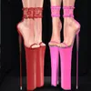 Rote Spitze Schnalle Mesh Sandalen Peep Toe Plattform dünne High Heel modische coole sexy Western Sommer Frau Schuhe Zapatillas Mujer