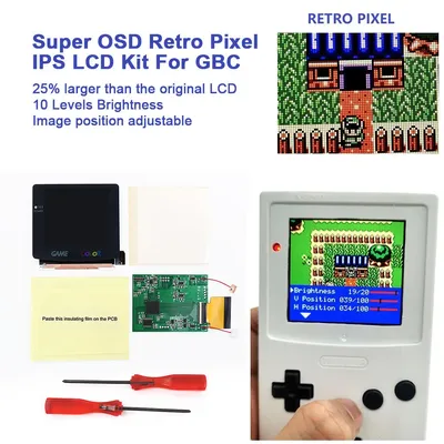 Hispeedido V5 Laminiertes OSD-Menü Retro-Pixel-IPS-LCD-Bildschirm mit hoher Hintergrundbeleuchtung Image