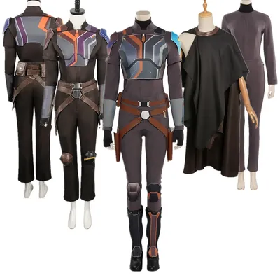 Sabine Cos Wren Cosplay Asoka Rollenspiel Kampf Umhang Anzüge TV-Kostüm Erwachsene Frauen weibliche Image