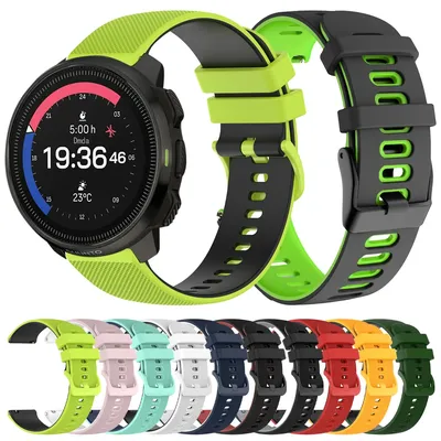 Silikon armband für Suunto vertikales Sporta rmband für Suunto 9 Peak Pro/ Suunto 5 Peak 3 Fitness Correa 20mm 22mm Bänder Image