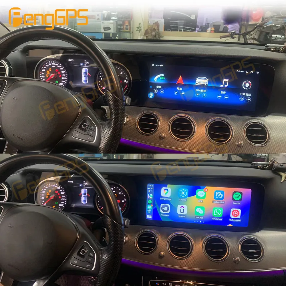 15,6-Zoll-Touchscreen für Mercedes Benz E-Klasse w213 12,3 lhd rhd Autoradio Multimedia-Player Carplay GPS Navig Image
