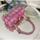 2024 neue Handtasche Diamanten Kupplung Acryl Achselhöhle Quadratische Tasche Luxus Design Hohe Qualität Abend Tasche frauen Geldbörse Hochzeit Tasche