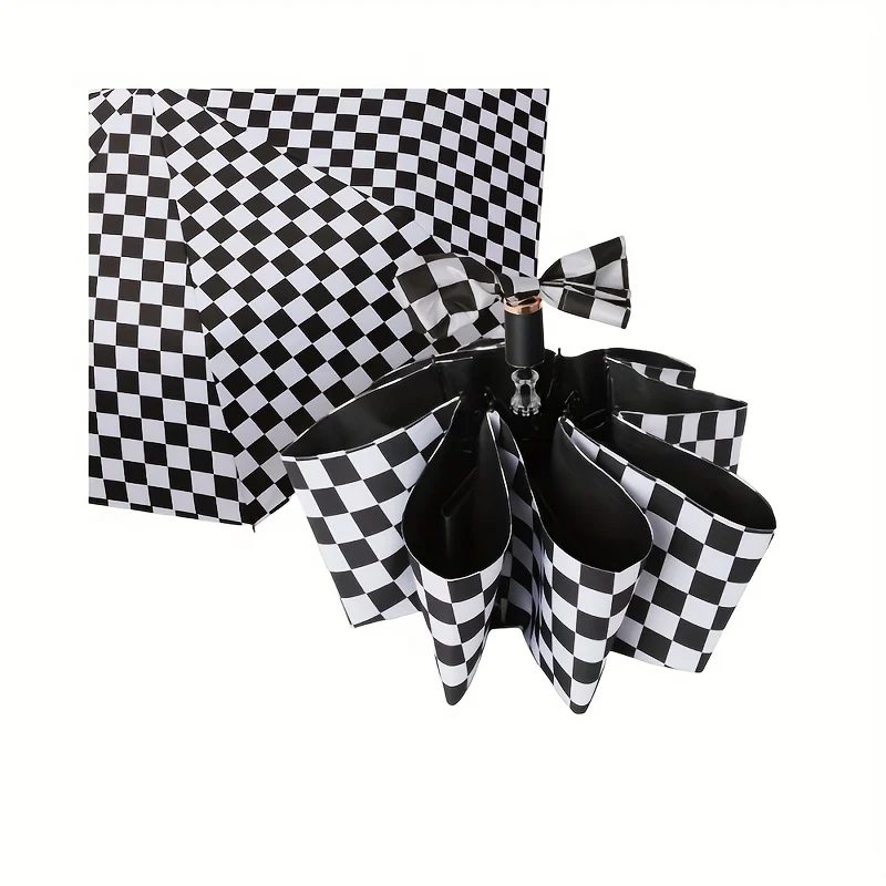 Voll automatischer Sonnenschirm, wetterfester Sonnenschirm, starker Sonnenschutz, wind resistenter Sonnenschirm Image