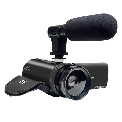 1080p HD Digital kamera Camcorder tragbares Mon okular Teleskop 16mp 16x Zoom Video recorder mit Mikrofon Weitwinkel objektiv
