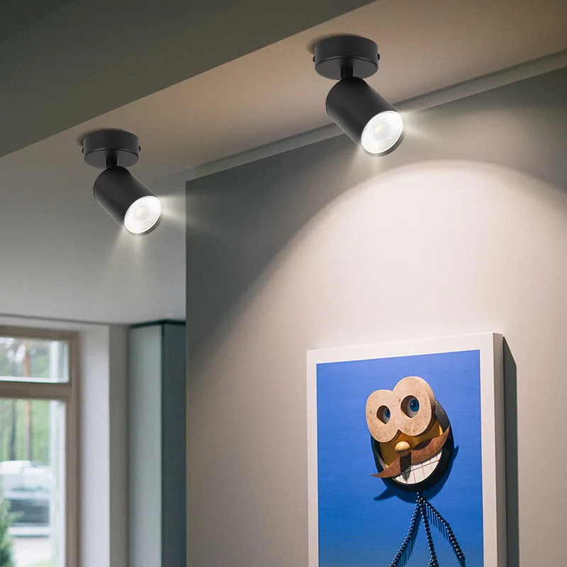 Ultraheller Scheinwerfer LED GU10 Shop Street Lustre für Schlafzimmer, Flur, Balkon, Deckenleuchte, Haushaltsgeräte, LED-Schienenstrahler Image
