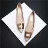 Damen Sommerschuhe weiße spitze Zehen Schuhe für Frau 2024 mit Kristallen Mokassins Strass Low Heel