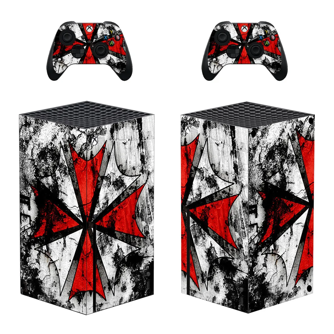 Neue Spiel Haut Aufkleber Aufkleber Cover für Xbox Serie X Konsole und 2 Controller Xbox Serie X Haut Aufkleber Vinyl Image