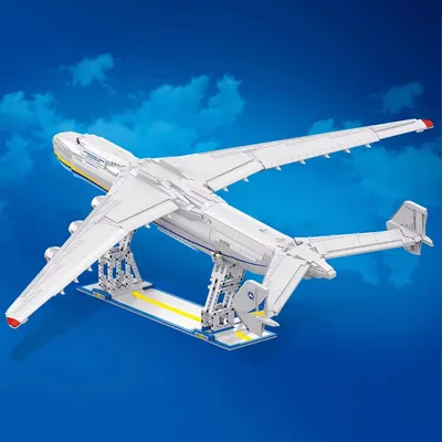 JIESTAR 57014 Transport Flugzeug Modell Spielzeug Bausteine Set Für Junge Montage Kompatibel Ann 225 Große Flugzeug Modell Ziegel Spielzeug Image