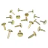 100 pcs/lot Runde Metall Niet Gold Silber Nieten DIY Punk Stil Leder Schuhe Tasche Armband Ornamente
