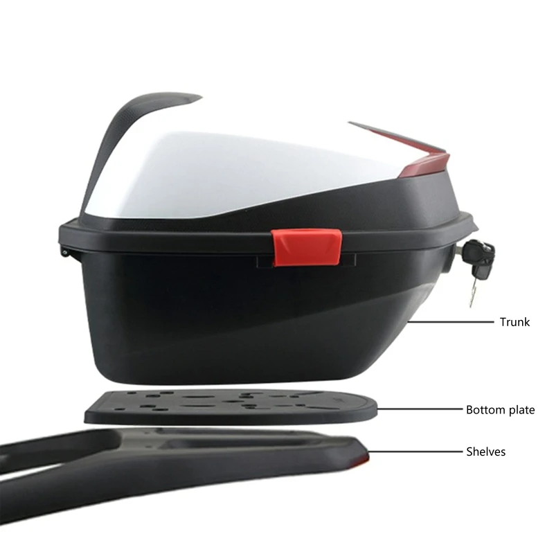 Motorrad hinten für Koffer Heck kasten Kofferraum halterung Grundplatte Grundplatte halterung d7ya Image