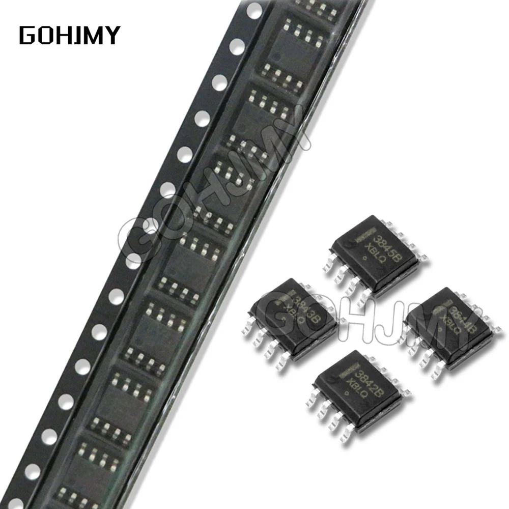 10PCS UC3842A UC3843A UC3843B UC3845B SOP8 UC3842 UC3843 UC3845 IC Chipset Image