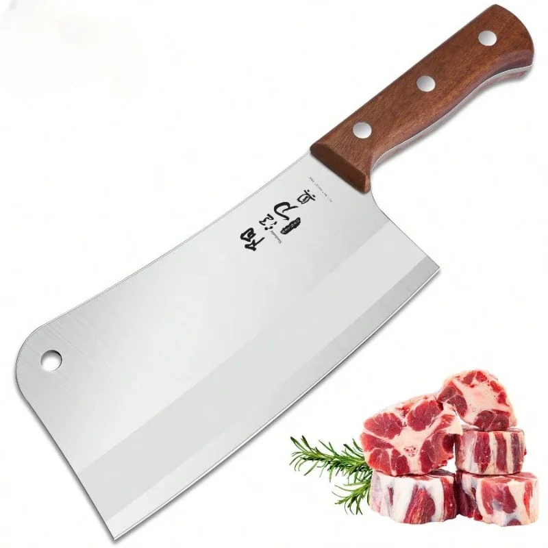 Haushaltsküchenmesser, Edelstahlbeil, scharfes Schneiden von Gemüse, Schneiden von Fleisch, kleines Knochen, Küchenzubehör