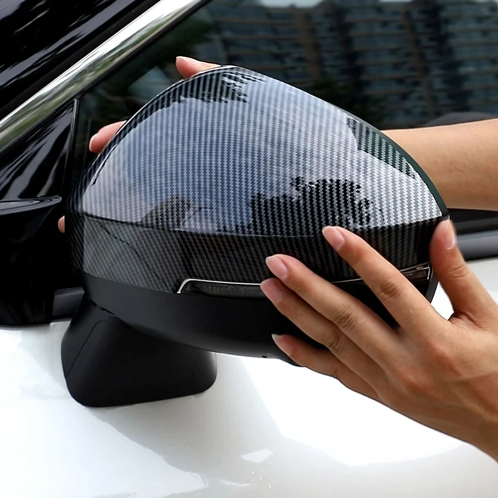 Für Nissan X-Trail T33 Rogue Qashqai J12 2021 2022 2023 2024 Seitentür Rückspiegel Abdeckung Augenbrauen 3D Aufkleber Autozubehör Image