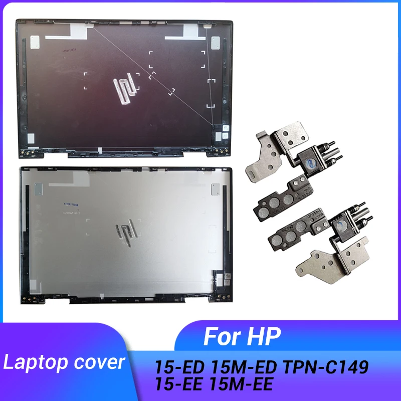 NEUE Für Envy X360 15-ED 15M-ED TPN-C149 15-EE 15M-EE TOP fall laptop LCD Back Cover Hinten Deckel L93203-001 L93204-001/Scharniere Image