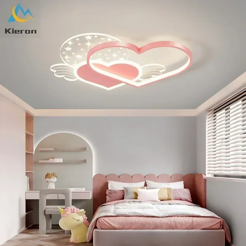 Moderne Minimalismus Liebe LED Deckenleuchte Schlafzimmer Studie Restaurant Deckenleuchte Wohnzimmer Dekor High-Light Acryl Deckenleuchte