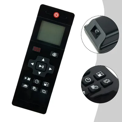 1pc fernbedienung für tesvor s5 max roboter staubsauger schwarz home staubsauger werkzeug zubehör Image