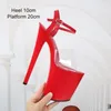 T-bühne Display Neue sommer sandalen frauen Sexy High Heels 17-20CM Transparente Kristall Sandalen Pole Dance Schuhe 34-43 Große Größe