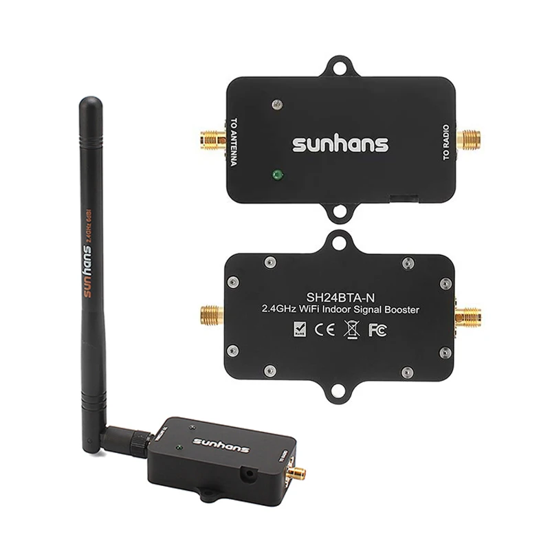 1set sunhans 3w 35dbm drahtloser Signal verstärker 2,4 GHz WLAN-Leistungs verstärker Range Extender EU/US/UK Stecker optional für RC Fpv Drohne Image