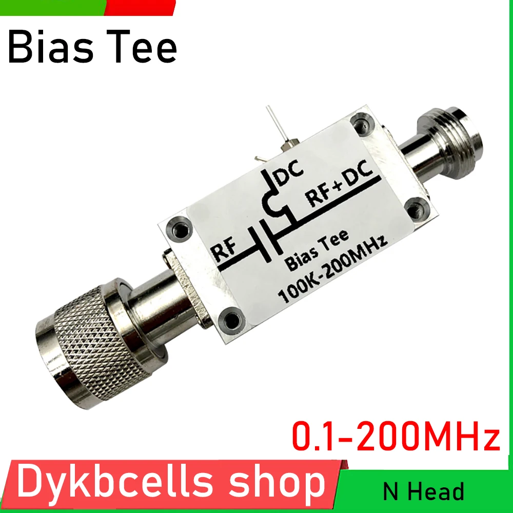 RF Biaser Bias Tee 100 k-200MHz 1a n Kopf RF Isolator Bias Feeder Kurzwelle für Amateurfunk Rtl SDR Lna Low Noise Verstärker Image
