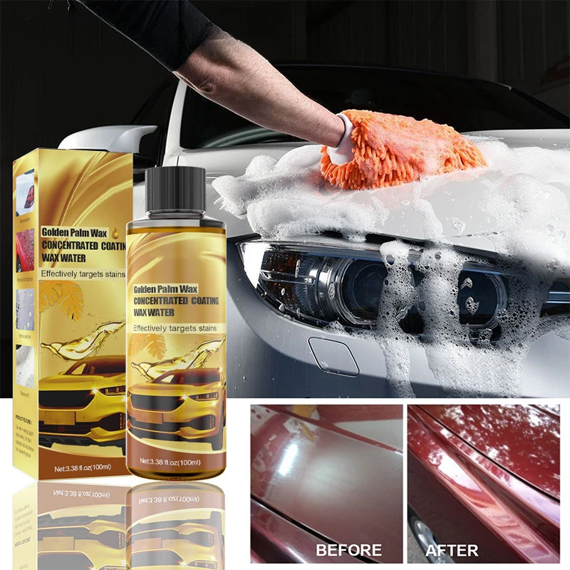 100 ml Auto Konzentrierte Beschichtung Wachs Wasser Starke Dekontamination Aktives Shampoo Schaum Fahrzeug Kosmetik Auto Waschen Pflege Image