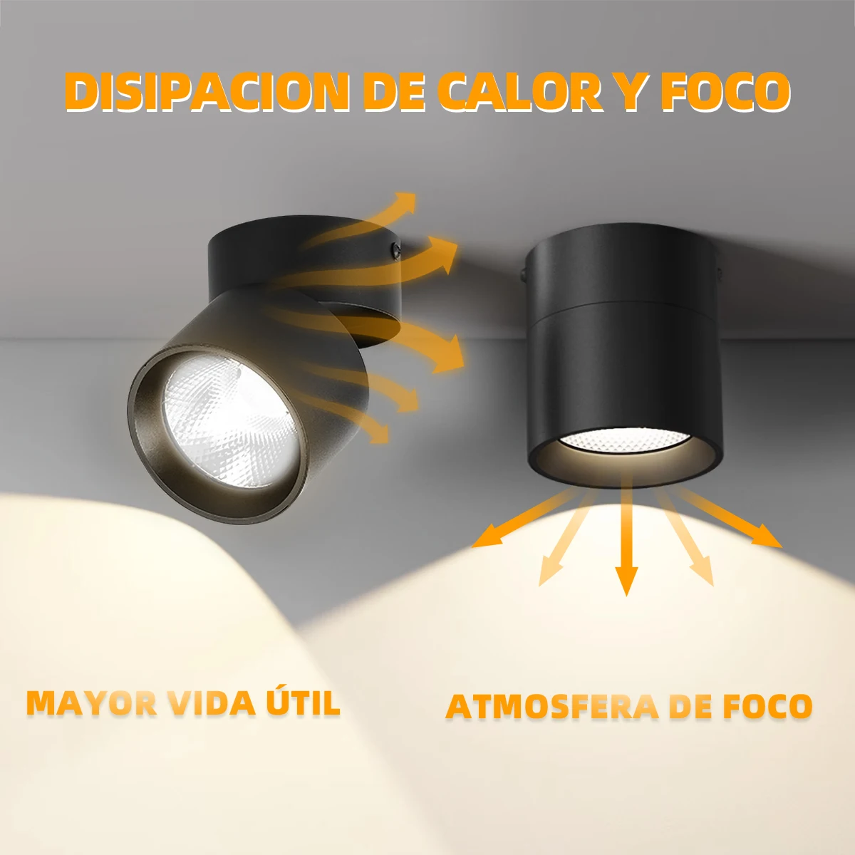 Led Strahler Faltbare Downlight Wand Spot Led Lampe Focos Decke Lampe Oberfläche Montiert Innen Beleuchtung für Wohnzimmer Küche