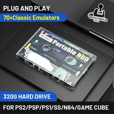 Tragbares externes Spiel HDD Batocera38 320G Festplatte für PS2/PSP/PS1/SS/N64/Wii/Wii U mit 60000 Image