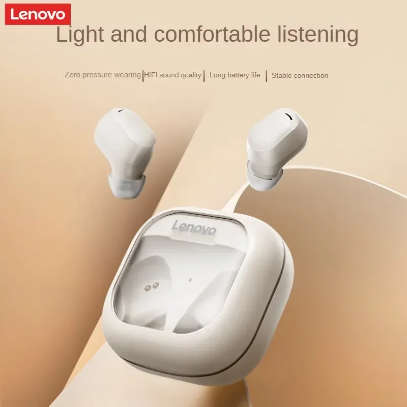 Original Lenovo ea200 Kopfhörer Wireless Bluetooth 5,4 Ohrhörer Sport wasserdichten Kopfhörer mit Mikrofon Touch Control Tws Headset Image