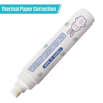 Thermopapier-Korrektur White Out Liquid Pen Parcel Express Tool für Thermal Label Information Radiergummi Datenschutzstift