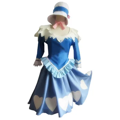 2024 Juvia Lockser blau Lolita Kleid Cosplay Kostüm