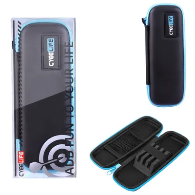 CyeeLife – Tragbare PU-Dart-Tragetasche für Stahl- und Soft-Darts-Set, Dart-Halter-Tasche, für 3 Darts, Aufbewahrungsorganisator Image