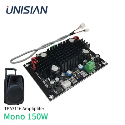 UNISIAN 150W TPA3116 Audio Verstärker Board Hohe Powr Mono Digitale TPA3116D2 Amplfiers DC 12V-24V Image