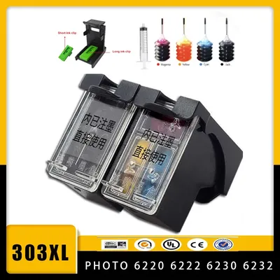 Vilaxh303XL Ersatz für HP Envy Foto 6020 6030 6220 6230 7120 7132 7155 7158 7164 Drucker für HP 303 XL hp303 Tinte Patrone