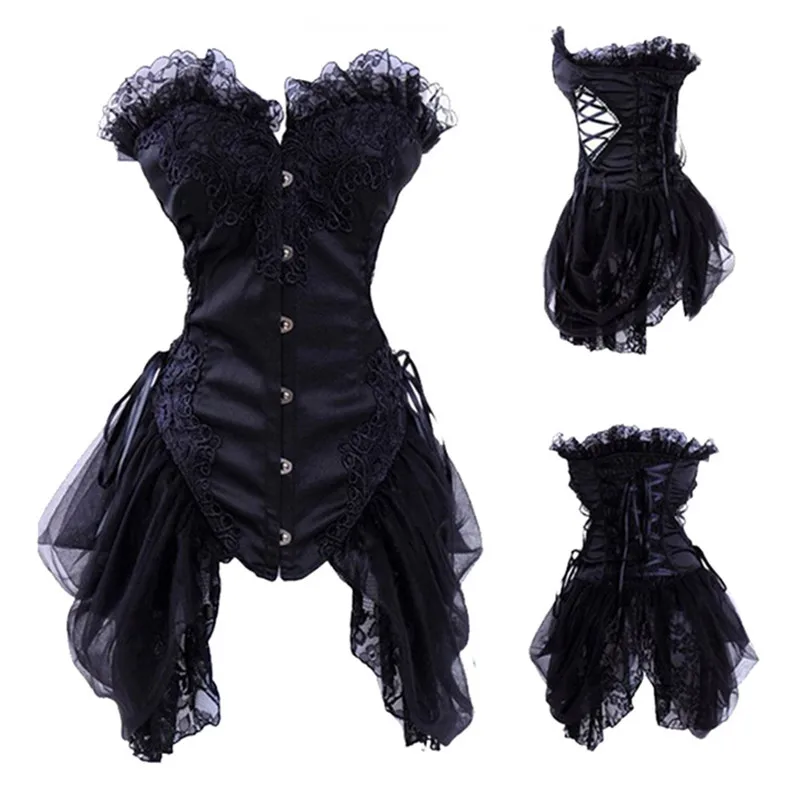 Frauen Wingler Vintage Mesh Sexy Schwarz Elegante Spitze Overbust Gothic Weiß Viktorianischen Bustier Korsett Taille Trainer Burlesque Korsett