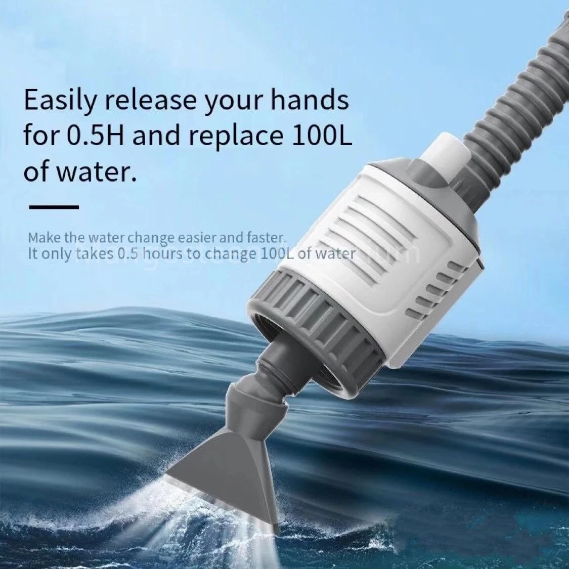 Fisch tank reiniger automatische absaugung pumpe niedrigen wasser filter pumpe sand waschen pumpe fäkale pumpe aquarium accessories220-240V Image