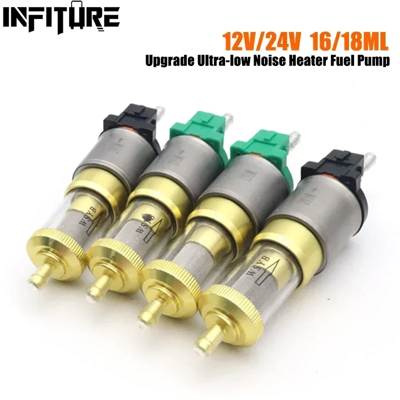 12V/24V 16/18ml Auto-Upgrade Ultra-Low-Noise-Heizung Kraftstoff pumpe für Webasto/chinesische Marke Heizung Luft Diesel Park ölpumpe Image