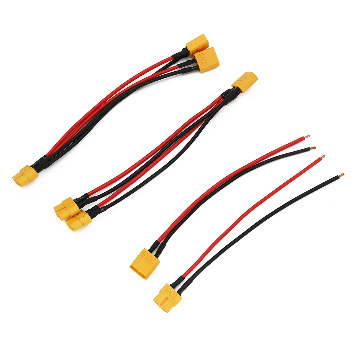 Conector rc xt60 ec2 macho a hembra a deans, adaptador de conector t para batería lipo de avión de coche Image