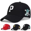 Unisex P Brief Stickerei Snapback Baseball Caps Frühling und Herbst Outdoor Einstellbare Casual Hüte Sonnenschutz Hut
