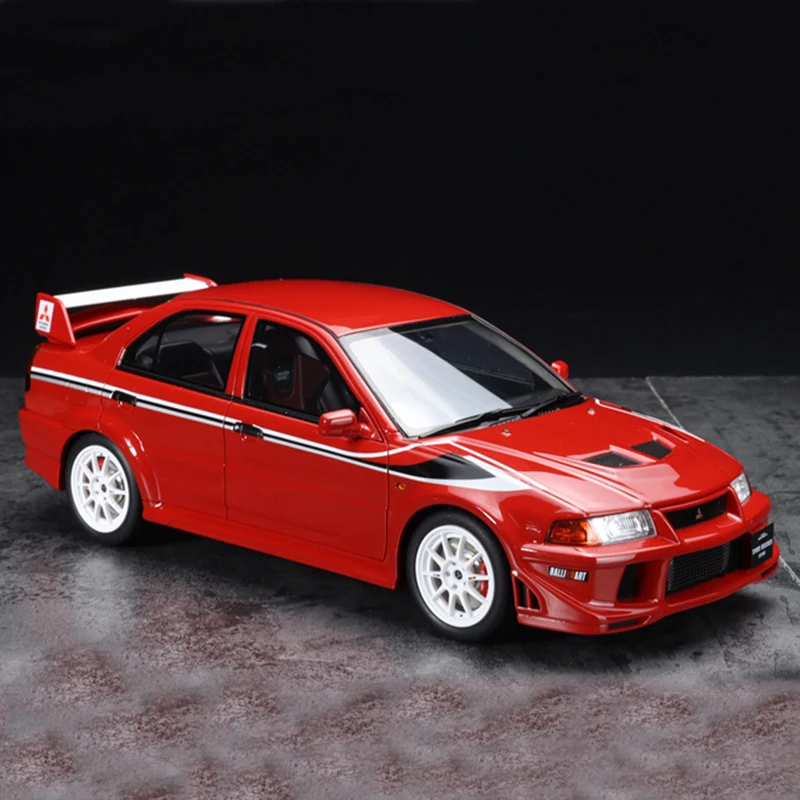 OTTO 1:18 Mitsubishi EVO 6,5 Generation Harz Modell Spielzeug Fahrzeug Auto Jungen Geschenke Ornamente Sammlung Original Box Image