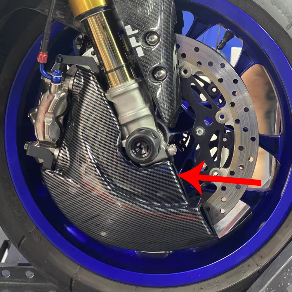 Motorrad vordere Bremssattel abdeckung System Luftkühl kanäle Seitenwand für Yamaha YZF R1 2020 2021 2022 2023 2024 YZF-R1 Teile Image