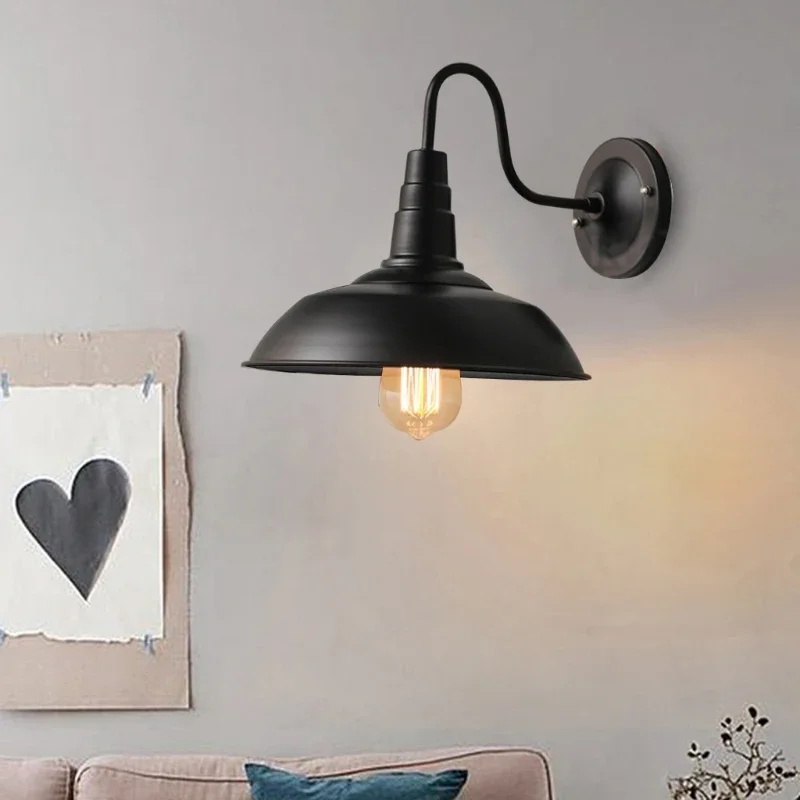 Kreative Retro Wand Halterung Lampe Outdoor Scheune Garage Vintage Leuchte Nachtlicht Wand Lichter Dekorative Gang Korridor