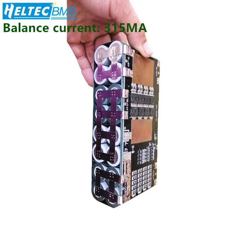 12V BMS 3S 4S 80A 315mA/105mA Balance Strom 3,7 v Li-Ion/Lifepo4 batterie schutz baord für 21700 /18650 elektrische rollstuhl Image