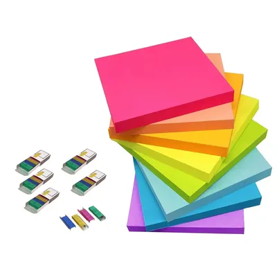 Color Staples & 5 Sets 800Pcs/Box, Office Staples Cute Mini Staples Accessories, Refills Standard