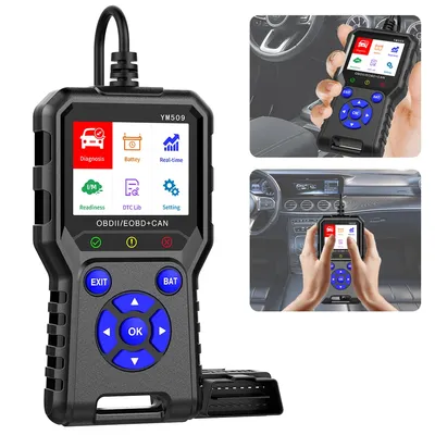 Multi Languages Erase Error Codes OBD2 Scanner Engine OBD 2 Scanner YM509 ODB2 Code Reader Car