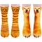 2 Pair Cat Dog Funny Animal Paw Socks Crazy Novelty,Claw Socks Christmas Stocking Stuffers 3D Newest