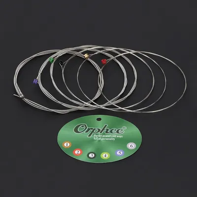 1 Sets Orphee RX15 Electric Guitar String Set (.009-.042) Nickel Alloy Super Light Tension for Guitar Accessories guitar parts