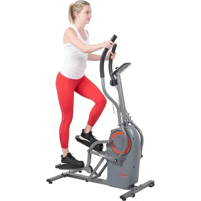 Fitness Cardio Climber Stepping Elliptical Exercise Machine for Home with 8 Levels of Magnetic