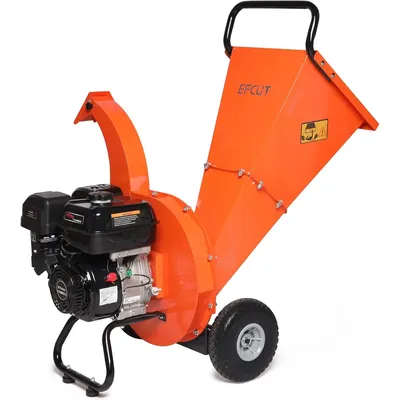 Wood Chipper 4" inch Max Diameter Capacity 9 HP 274cc Gas Powered Engine Heavy Duty Shredder